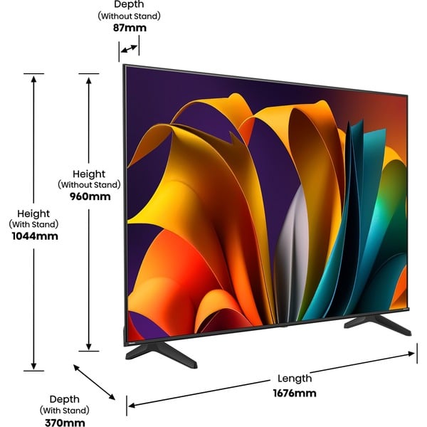 Hisense 75E6NT, LED-Fernseher - Hisense - vue 10