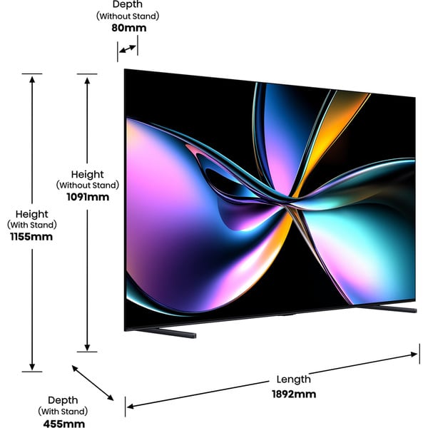 Hisense 85U7Q, LED-Fernseher - Hisense - vue 9