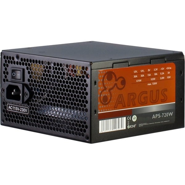 Inter-Tech Argus APS-720 720W, alimentation PC - Inter-Tech - vue 2