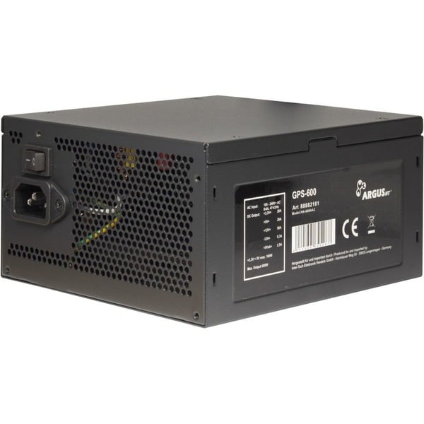 Inter-Tech Argus GPS-600 600W, alimentation PC - Inter-Tech - vue 3
