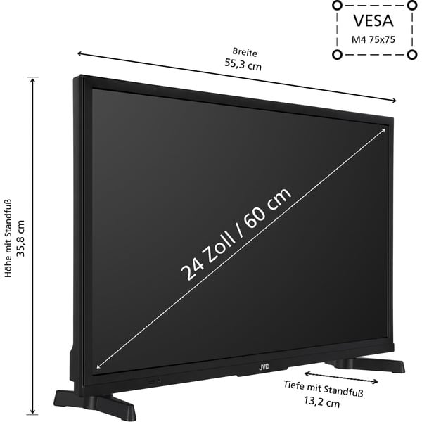 JVC LT-24VAH3455, LED-Fernseher - JVC - vue 3