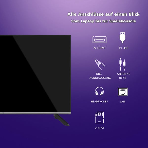 JVC LT-43VF7555, LED-Fernseher - JVC - vue 5