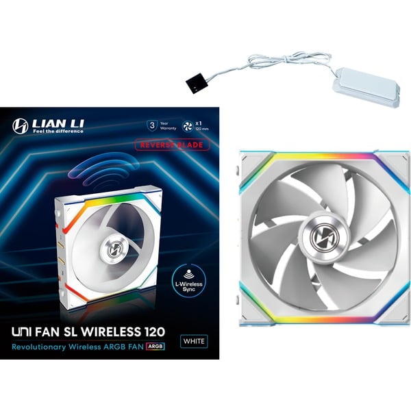 Lian Li UNI FAN SL120 Wireless, Gehäuselüfter - Lian Li - vue 7