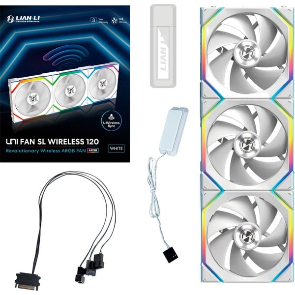 Lian Li UNI FAN SL120 Wireless, Gehäuselüfter - Lian Li - vue 9