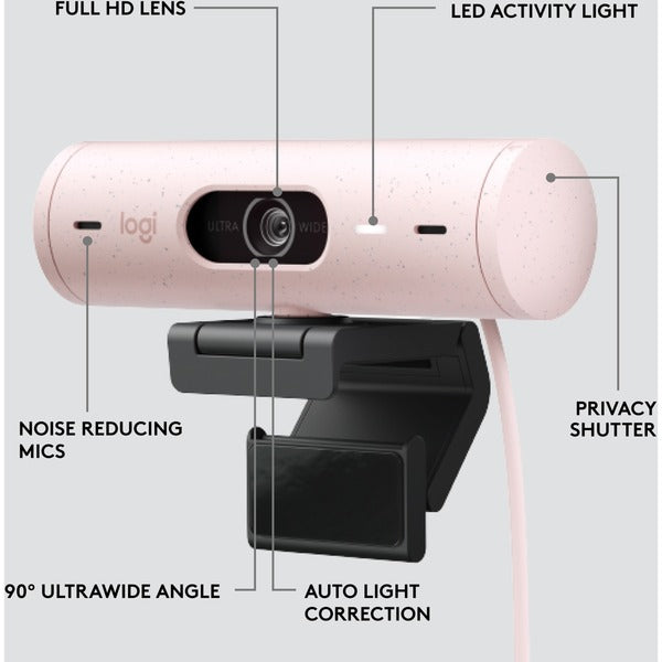 Logitech Brio 500, webcam - Logitech - vue 7