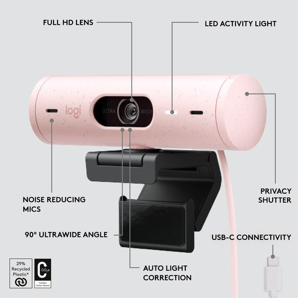 Logitech Brio 500, webcam - Logitech - vue 8