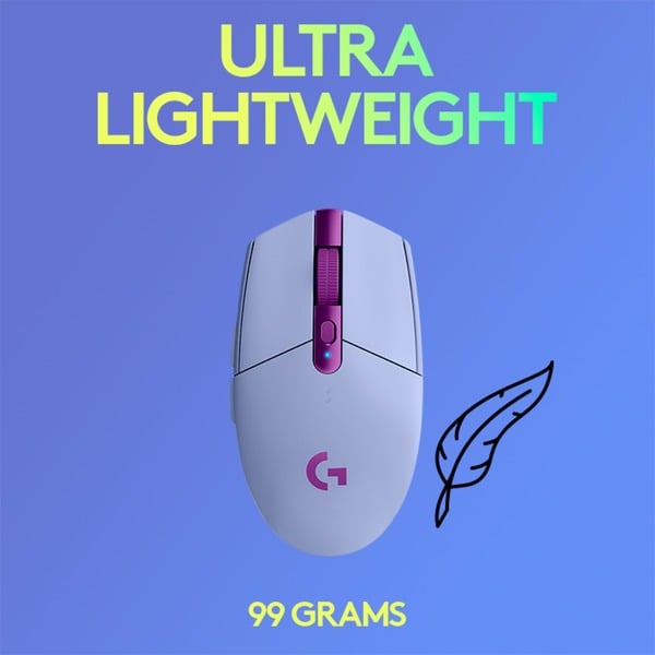 Logitech G305 LIGHTSPEED Gaming, souris gaming - vue 5