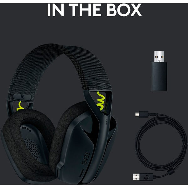 Logitech G435 LIGHTSPEED, casque gaming - vue 10
