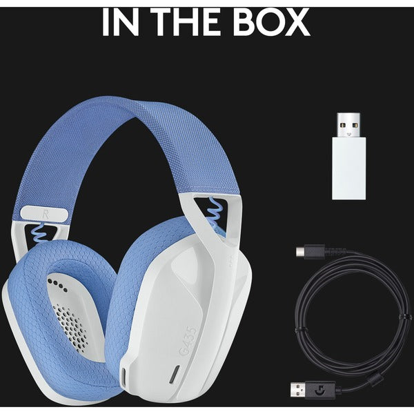 Logitech G435 LIGHTSPEED, casque gaming - vue 10