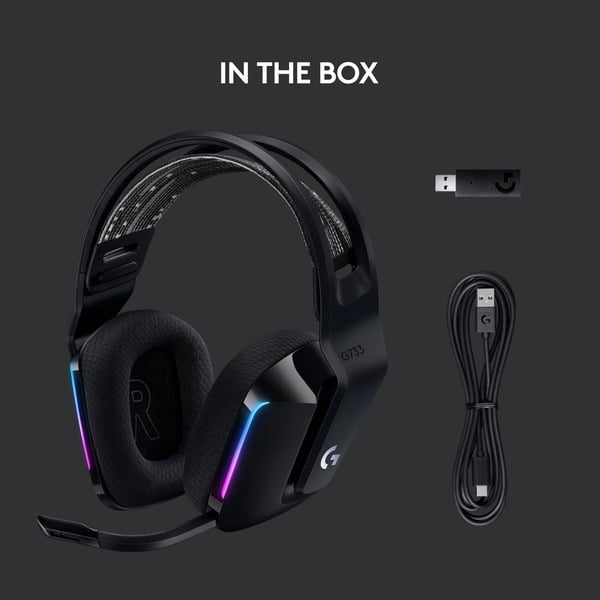 Logitech G733 LIGHTSPEED, casque gaming - vue 6