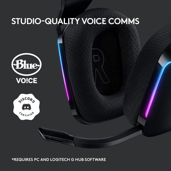Logitech G733 LIGHTSPEED, casque gaming - vue 8