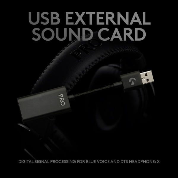 Logitech G PRO X Headset, casque gaming - vue 7