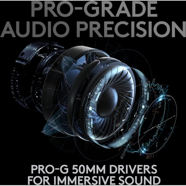 Logitech G PRO X LIGHTSPEED, casque gaming - vue 5