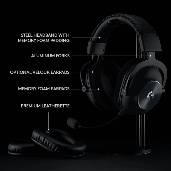 Logitech G PRO X LIGHTSPEED, casque gaming - vue 6