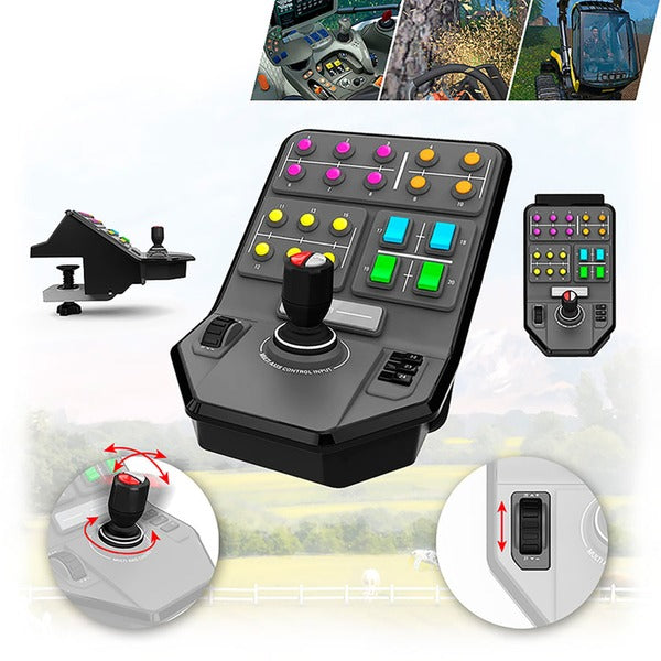 Logitech G Saitek Farm Sim Vehicle SidePanel, Instrumentenpanel - Logitech - vue 5