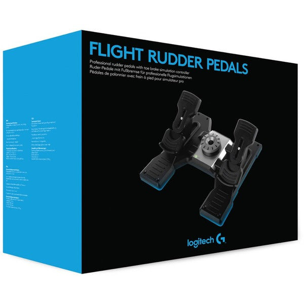 Logitech G Saitek PRO Flight Rudder Pedals, Pedale - Logitech - vue 3