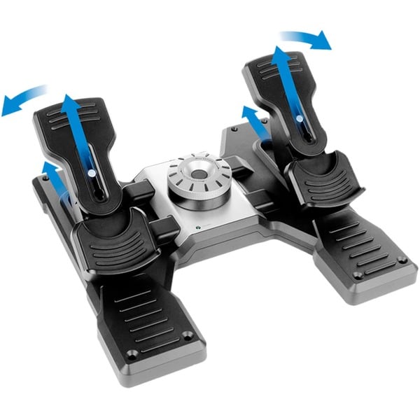 Logitech G Saitek PRO Flight Rudder Pedals, Pedale - Logitech - vue 4