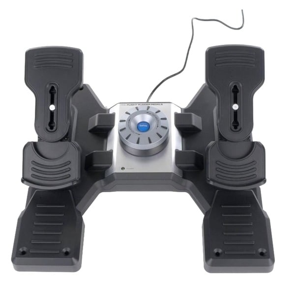 Logitech G Saitek PRO Flight Rudder Pedals, Pedale - Logitech - vue 2