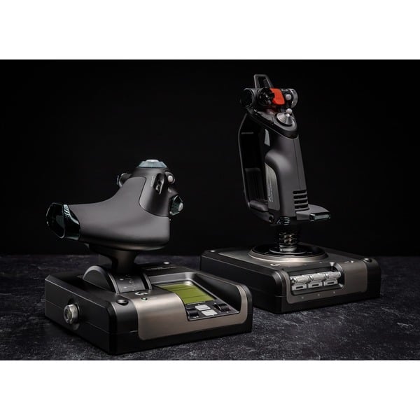 Logitech G Saitek X52 PRO FLIGHT, Hotas - Logitech - vue 24