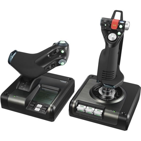 Logitech G Saitek X52 PRO FLIGHT, Hotas - Logitech - vue 2