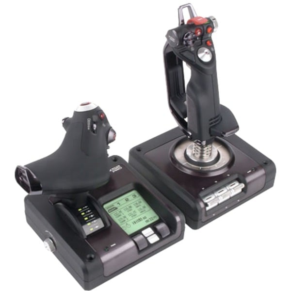 Logitech G Saitek X52 PRO FLIGHT, Hotas - Logitech - vue 16