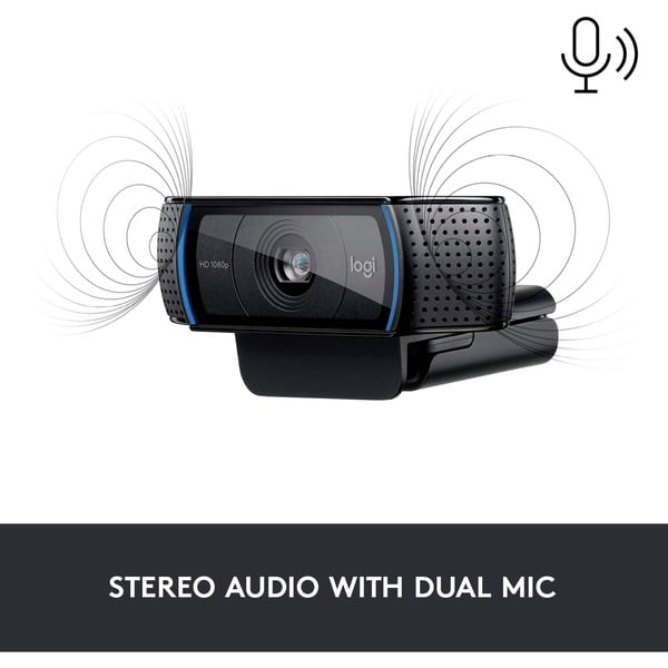 Logitech HD Pro, webcam C920 - Logitech - vue 4