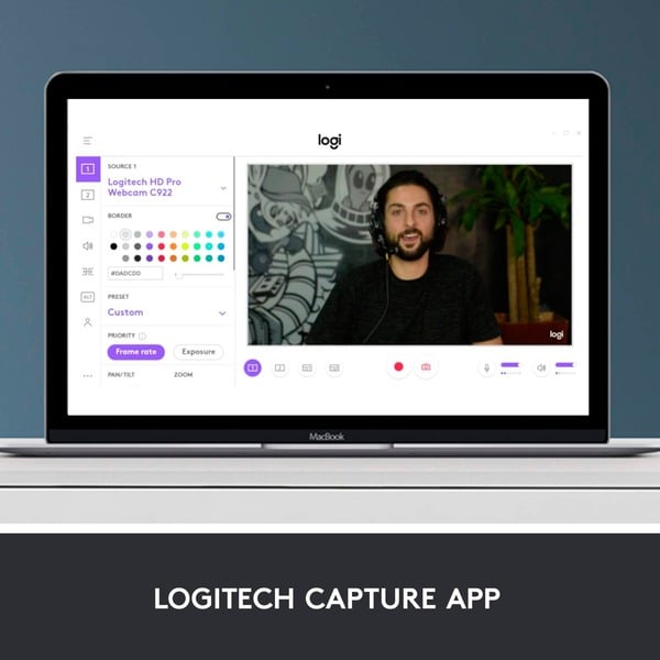 Logitech HD Pro, webcam C920 - Logitech - vue 8