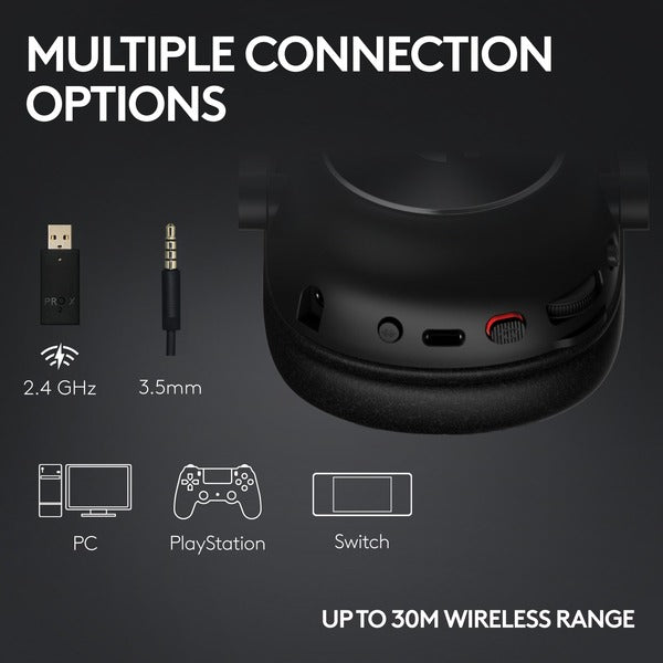 Logitech PRO X 2 LIGHTSPEED, casque gaming - vue 5