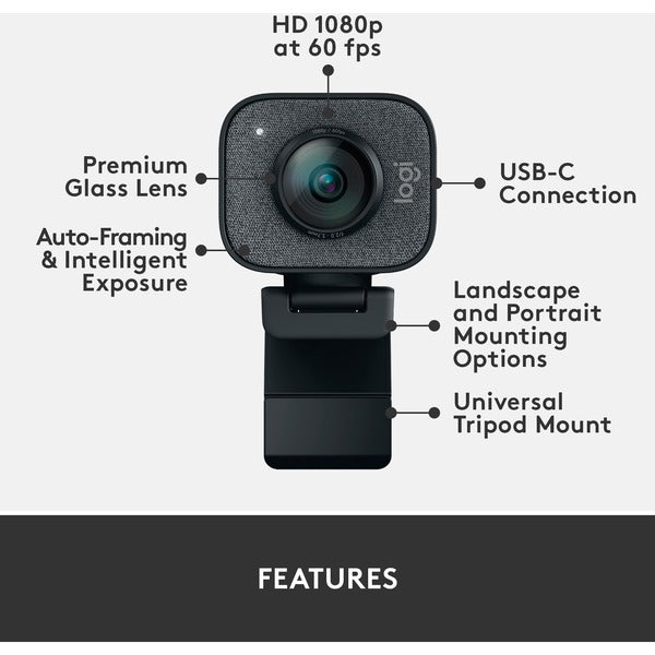 Logitech StreamCam, webcam - Logitech - vue 2