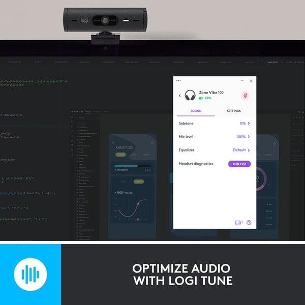 Logitech Zone Vibe 100, Headset - vue 9