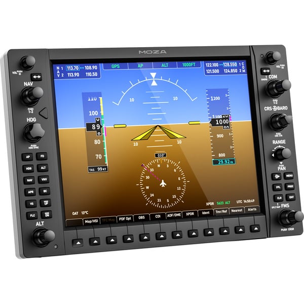 MOZA MGX1000, Instrumentenpanel - MOZA
