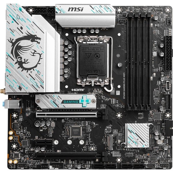 MSI B760M GAMING PLUS WIFI, carte mère - MSI - vue 2