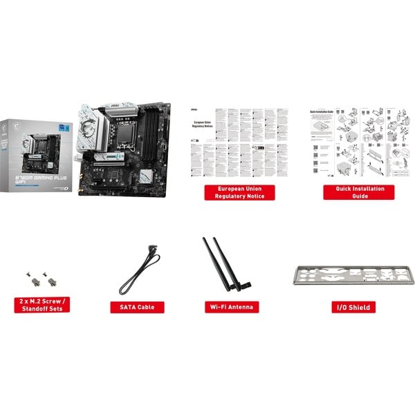 MSI B760M GAMING PLUS WIFI, carte mère - MSI - vue 7