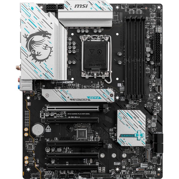 MSI B760 GAMING PLUS WIFI DDR4, carte mère - MSI - vue 3