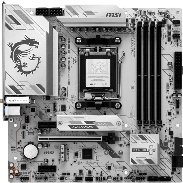 MSI B850M GAMING PLUS WIFI6E, carte mère - MSI - vue 3