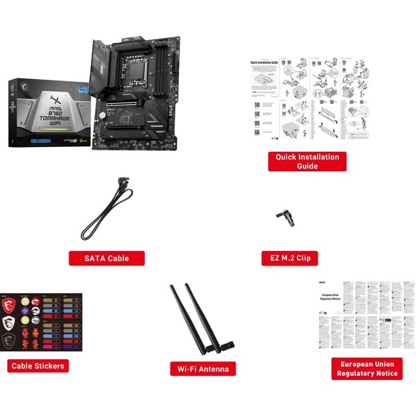 MSI MAG B760 TOMAHAWK WIFI, carte mère - MSI - vue 12