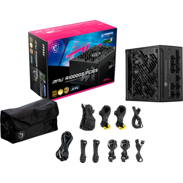 MSI MPG A1000GS PCIE5, alimentation PC - MSI - vue 5