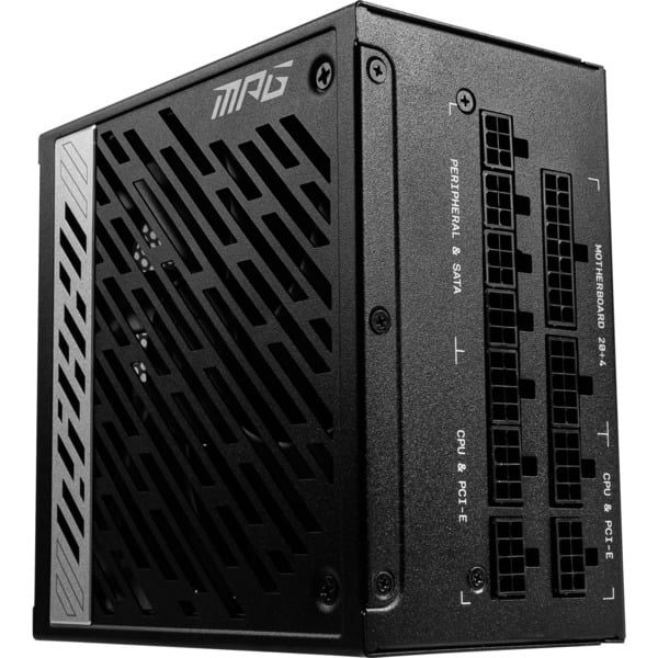 MSI MPG A1000G 1000W, alimentation PC - MSI - vue 6