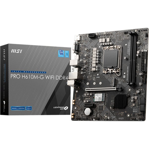 MSI PRO H610M-G WIFI DDR4, carte mère - MSI