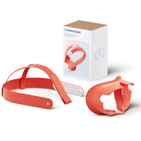 Meta Quest 3 Headset-Einlage et Headset-Riemen (Blood orange) - Meta - vue 5