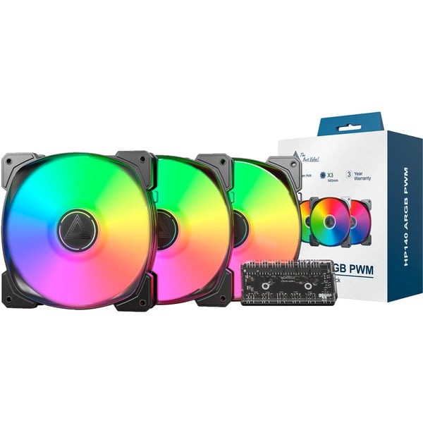 Montech HP140 ARGB PWM 140x140x25, Gehäuselüfter - Montech