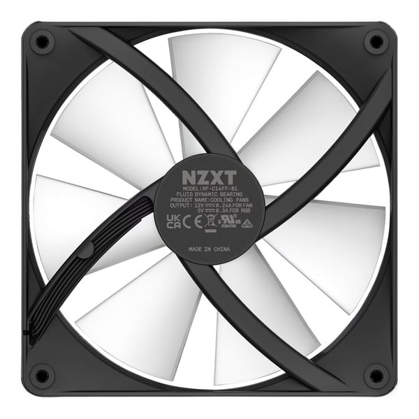 NZXT F140 RGB Core Single 140x140x26, Gehäuselüfter - NZXT - vue 4
