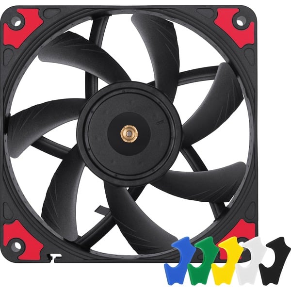 Noctua NF-A12x15 PWM chromax.black.swap, Gehäuselüfter - Noctua - vue 2