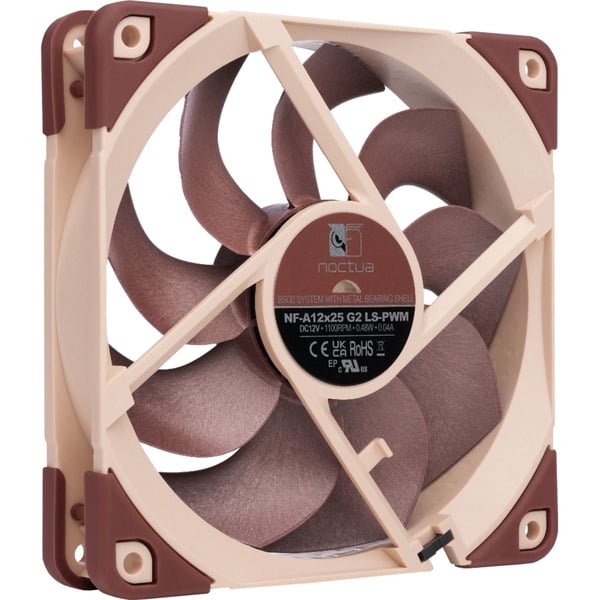 Noctua NF-A12x25 G2 LS-PWM, Gehäuselüfter - Noctua - vue 3
