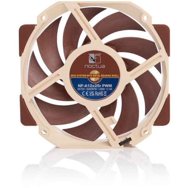 Noctua NF-A12x25r PWM Premium Fan 120x120x25, Gehäuselüfter - Noctua - vue 4