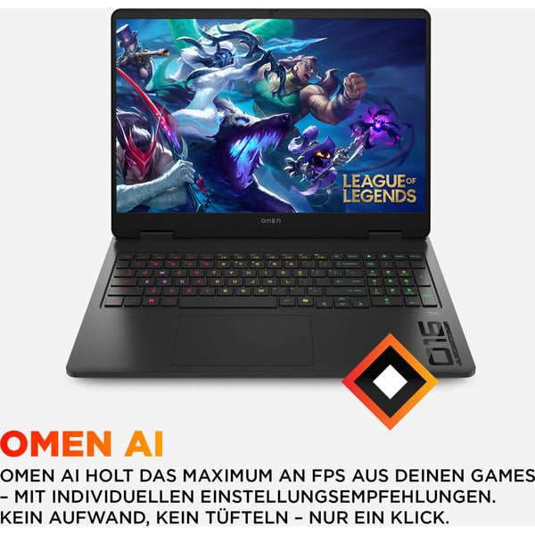 OMEN 16-ap0192ng, Gaming-Notebook - vue 15