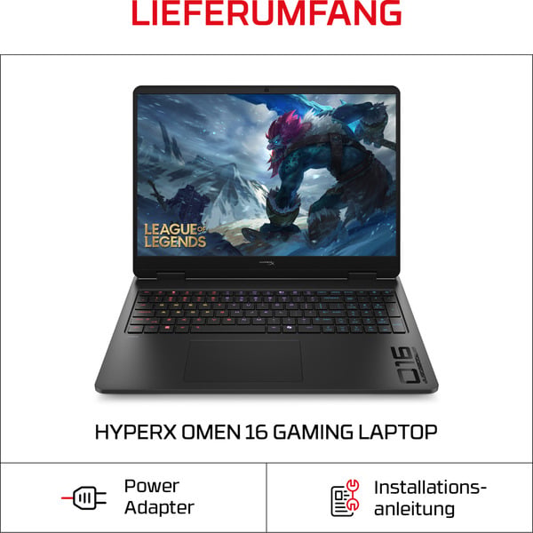 OMEN HyperX OMEN 16-ap1091ng, Gaming-Notebook - vue 17