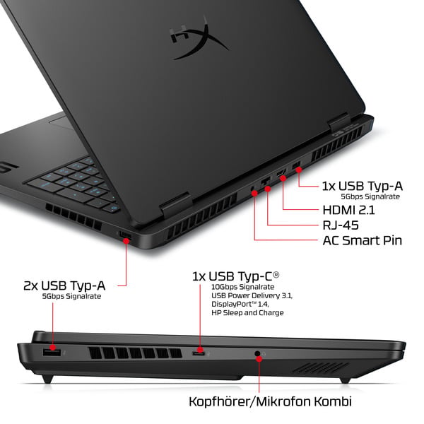 OMEN HyperX OMEN 16-ap1091ng, Gaming-Notebook - vue 8