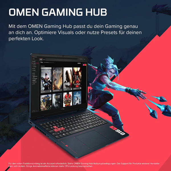 OMEN Omen 16-ap1099ng, Gaming-Notebook - vue 15