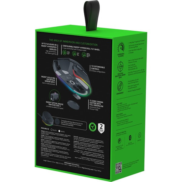 Razer Basilisk V3 35K, souris gaming - vue 8